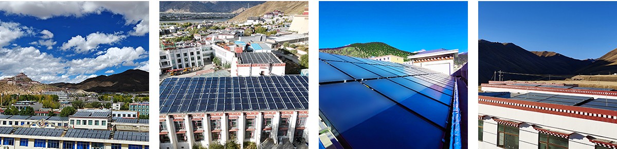 Встроенный солнечный водонагреватель